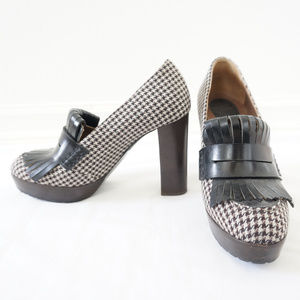 Marni Houdstooth Platform Loafer